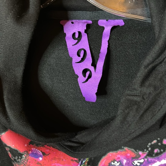 Rare Juicewrld X Vlone Galaxy Hoodie size L. - Picture 4 of 7